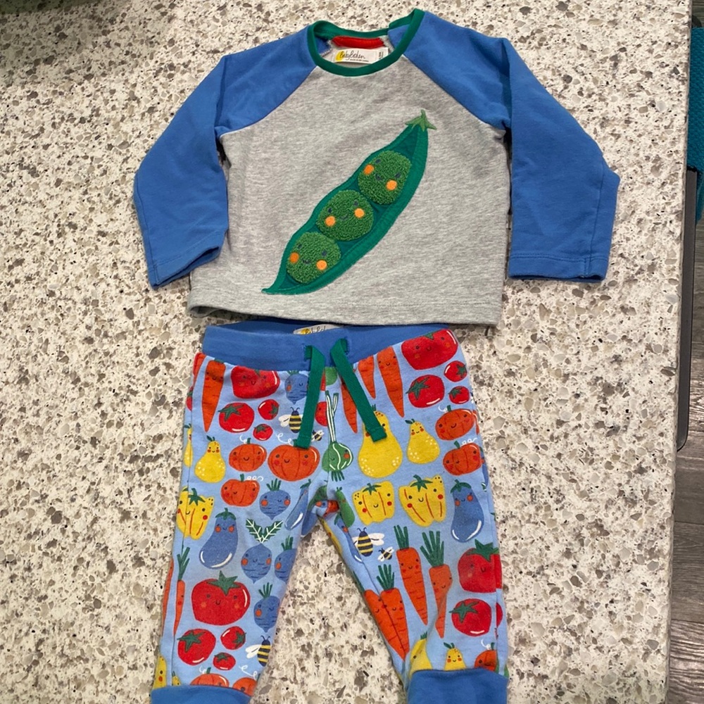 Baby Boden Veggie outfit